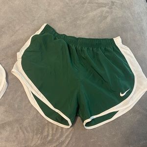 Green Nike shorts!